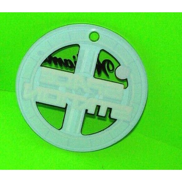 Space Station Pinball Keychain Original 1987 NOS Plastic Promo Retro Vintage - Picture 4 of 4